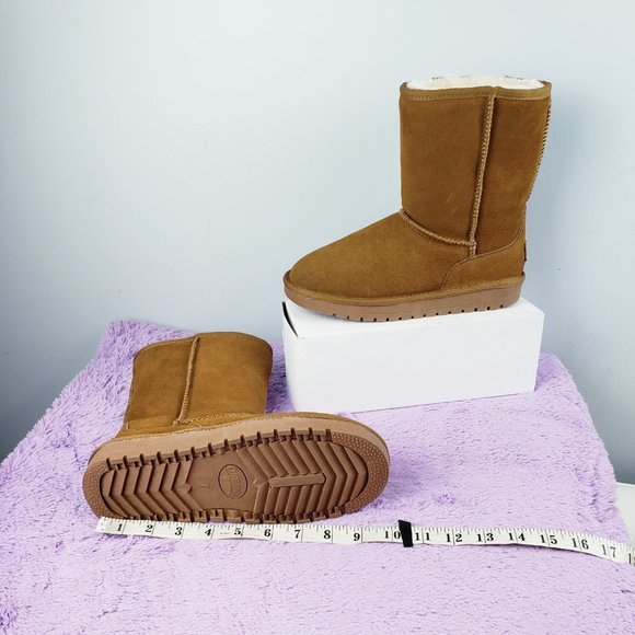 Fur Boot, Arctic SHEEPSKIN LEATHER WATERPROOF Real Shearling boot us7 rated -35 - Picture 6 of 7